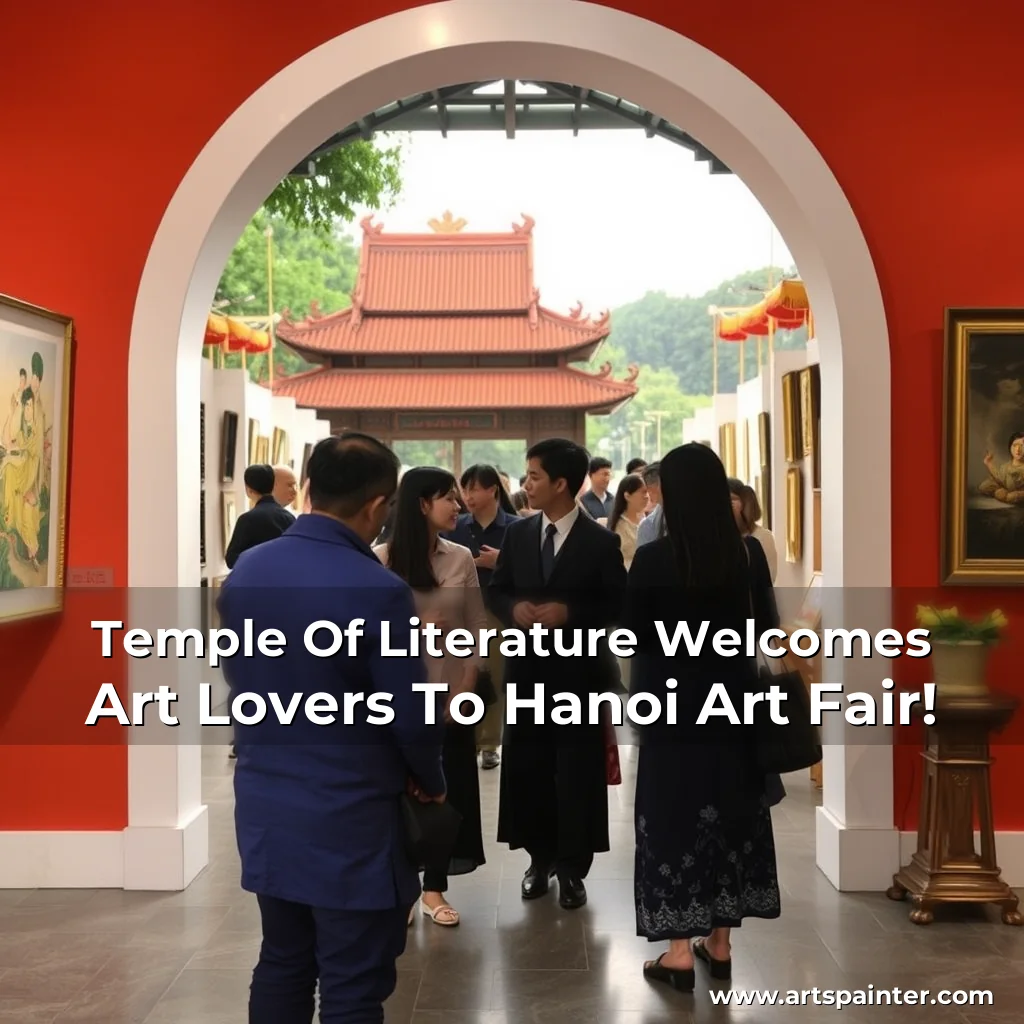 Read more about the article Temple Of Literature Welcomes Art Lovers To Hanoi Art Fair!