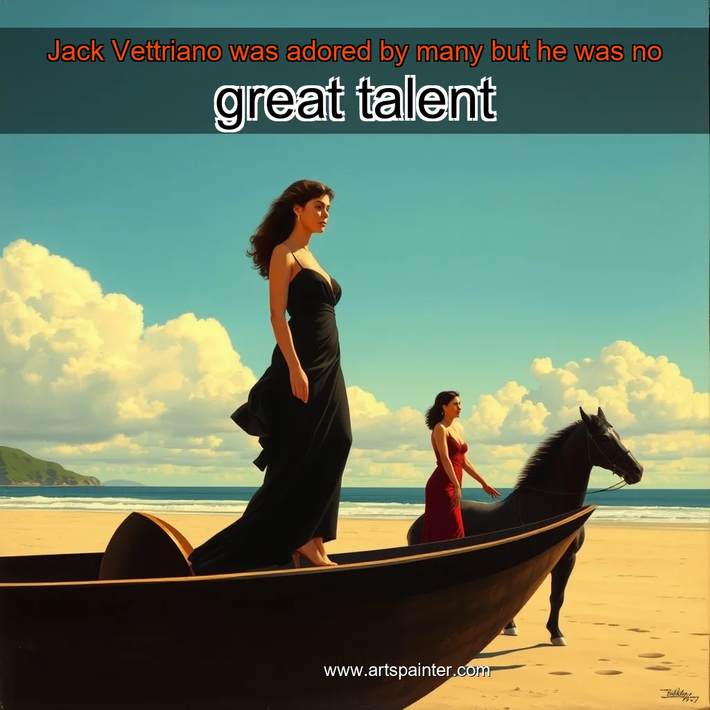 Read more about the article Jack Vettriano was adored by many but he was no great talent
