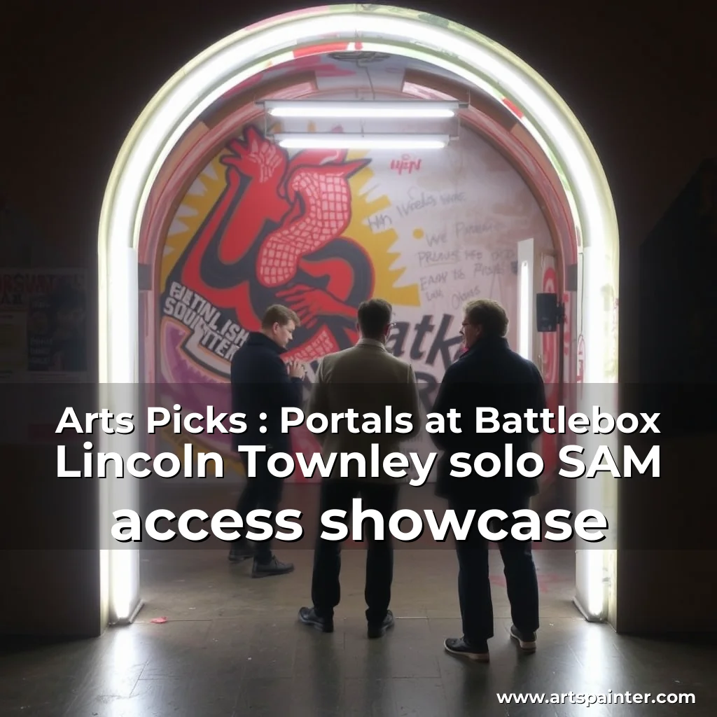 Read more about the article Arts Picks : Portals at Battlebox  Lincoln Townley solo  SAM access showcase