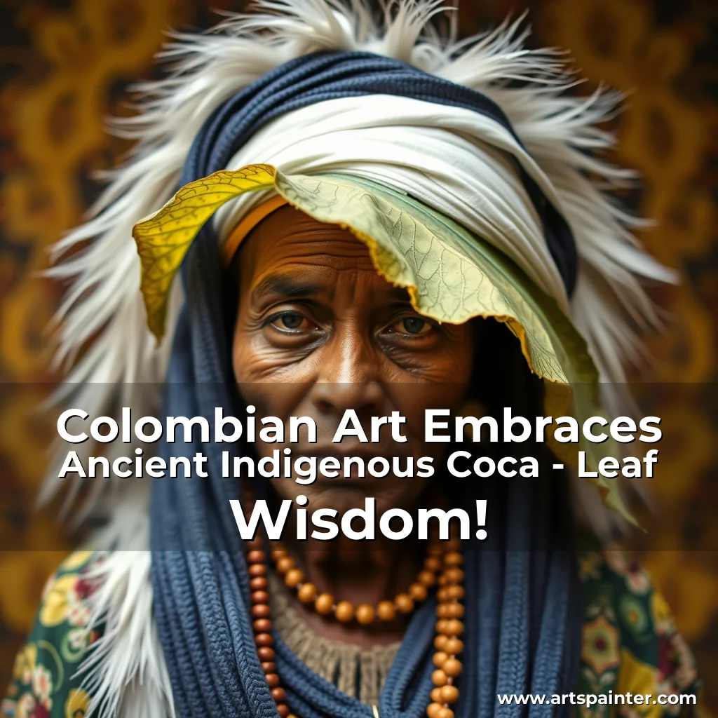 Read more about the article Colombian Art Embraces Ancient Indigenous Coca – Leaf Wisdom!