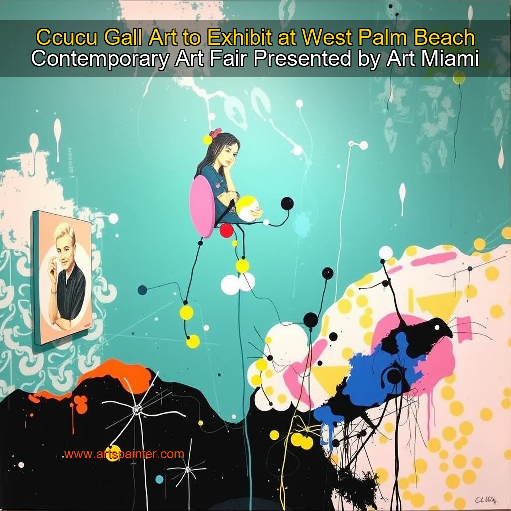 Read more about the article Ccucu Gall  Art to Exhibit at West Palm Beach Contemporary Art Fair Presented by Art Miami