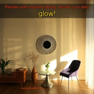 Artistic representation for Radiate with inspired lighting: elevate your daily glow!