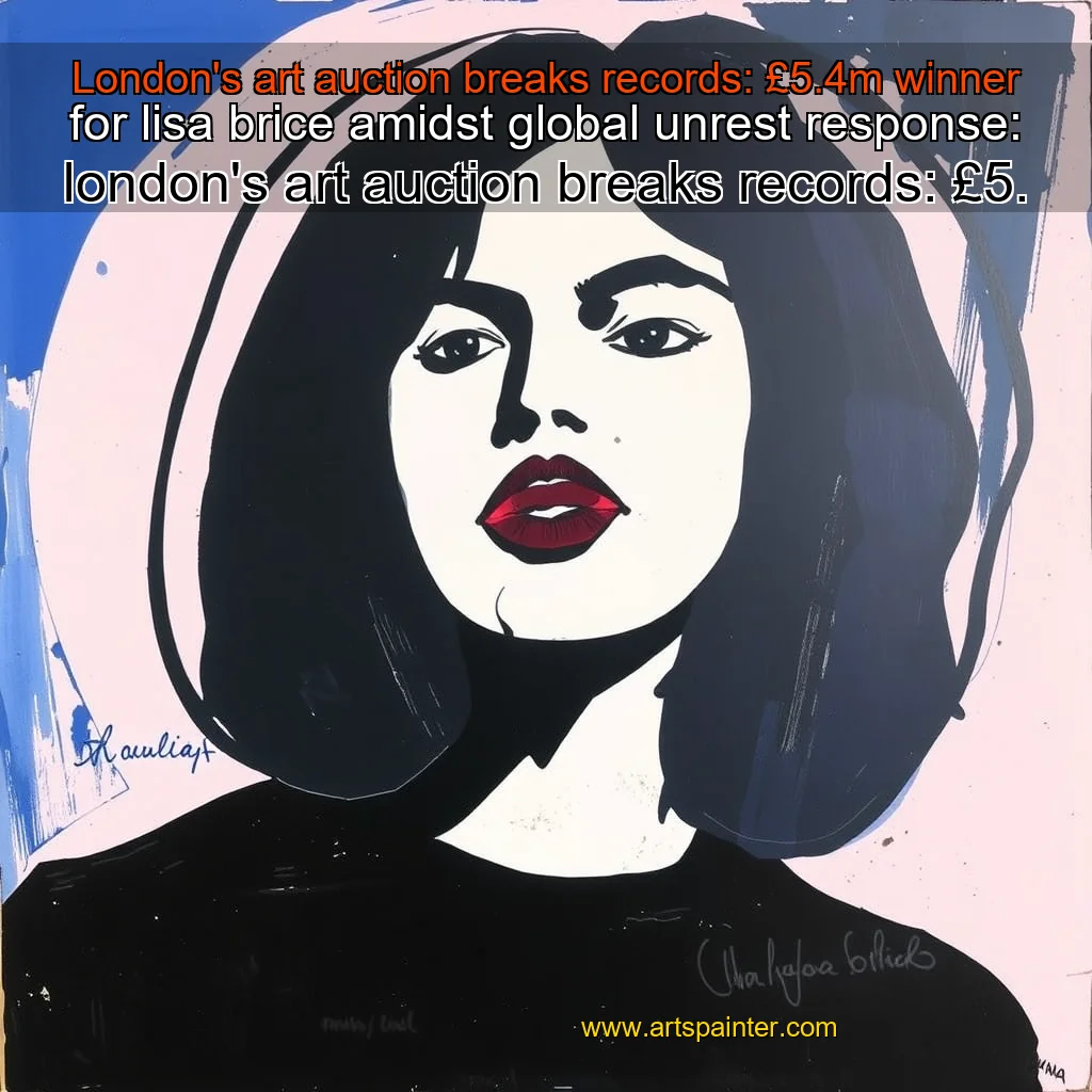London’s art auction breaks records: £5.4m winner for lisa brice amidst global unrest


 response: london’s art auction breaks records: £5.