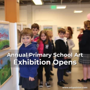 Artistic representation for Annual Primary School Art Exhibition Opens