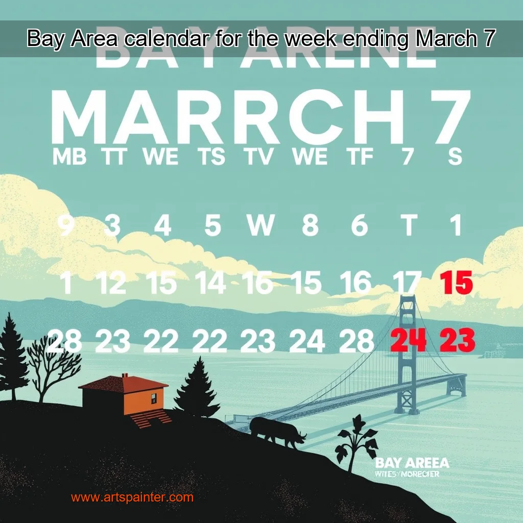 Read more about the article Bay Area calendar for the week ending March 7