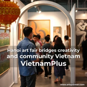 Artistic representation for Hanoi art fair bridges creativity and community Vietnam VietnamPlus