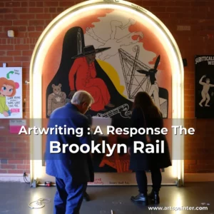 Artistic representation for Artwriting : A Response The Brooklyn Rail