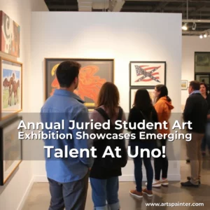 Artistic representation for Annual Juried Student Art Exhibition Showcases Emerging Talent At Uno!