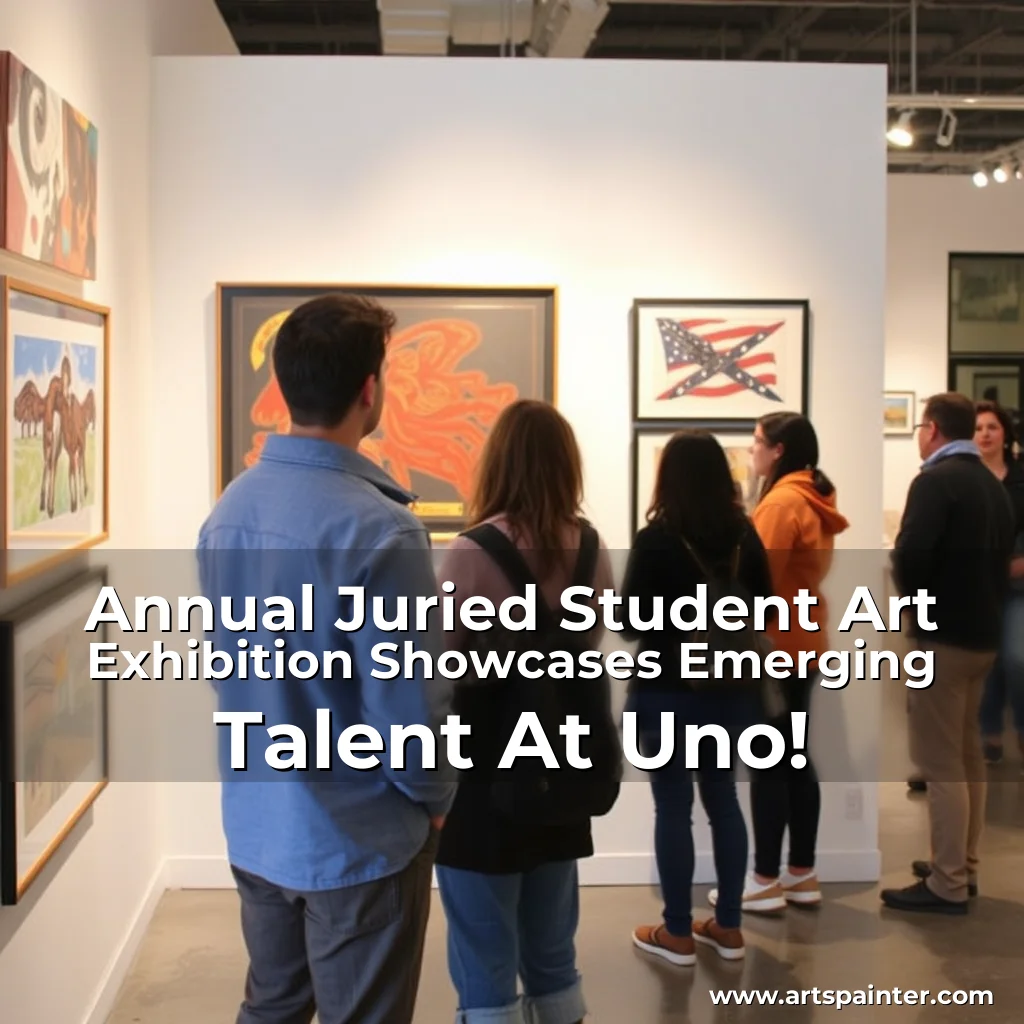 Read more about the article Annual Juried Student Art Exhibition Showcases Emerging Talent At Uno!