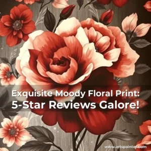 Exquisite Moody Floral Print: 5-Star Reviews Galore! 5 Artistic representation for Exquisite Moody Floral Print: 5-Star Reviews Galore!
