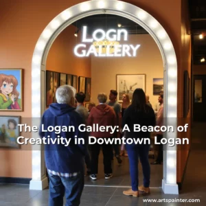 Artistic representation for The Logan Gallery: A Beacon of Creativity in Downtown Logan