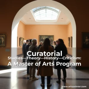 Artistic representation for Curatorial Studies—Theory—History—Criticism: A Master of Arts Program
