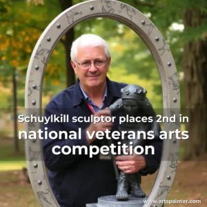 Artistic representation for Schuylkill sculptor places 2nd in national veterans arts competition