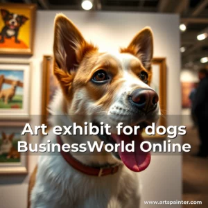 Artistic representation for Art exhibit for dogs BusinessWorld Online