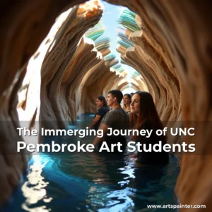 Artistic representation for The Immerging Journey of UNC Pembroke Art Students