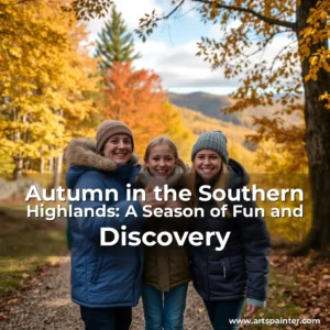 Artistic representation for Autumn in the Southern Highlands: A Season of Fun and Discovery