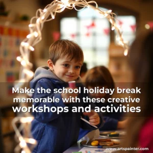 Artistic representation for Make the school holiday break memorable with these creative workshops and activities