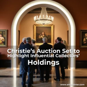 Artistic representation for Christie’s Auction Set to Highlight Influential Collectors’ Holdings