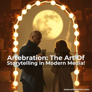 Artistic representation for Artebration: The Art Of Storytelling In Modern Media!