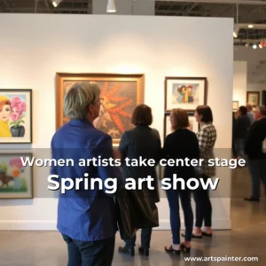 Artistic representation for Women artists take center stage Spring art show