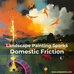 Landscape Painting Sparks Domestic Friction