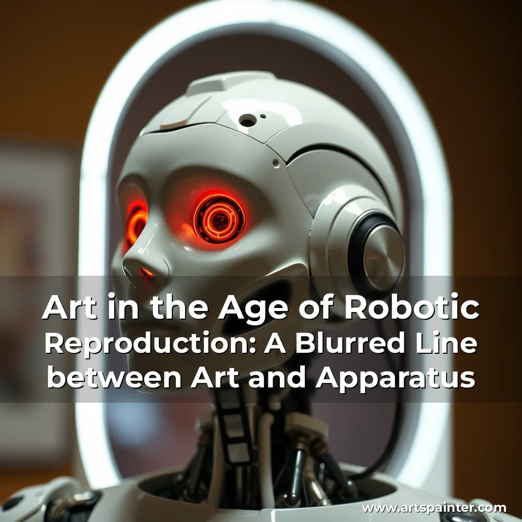Art in the Age of Robotic Reproduction: A Blurred Line between Art and Apparatus