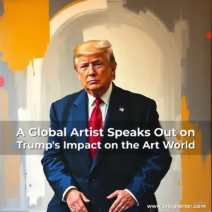 Artistic representation for A Global Artist Speaks Out on Trump's Impact on the Art World