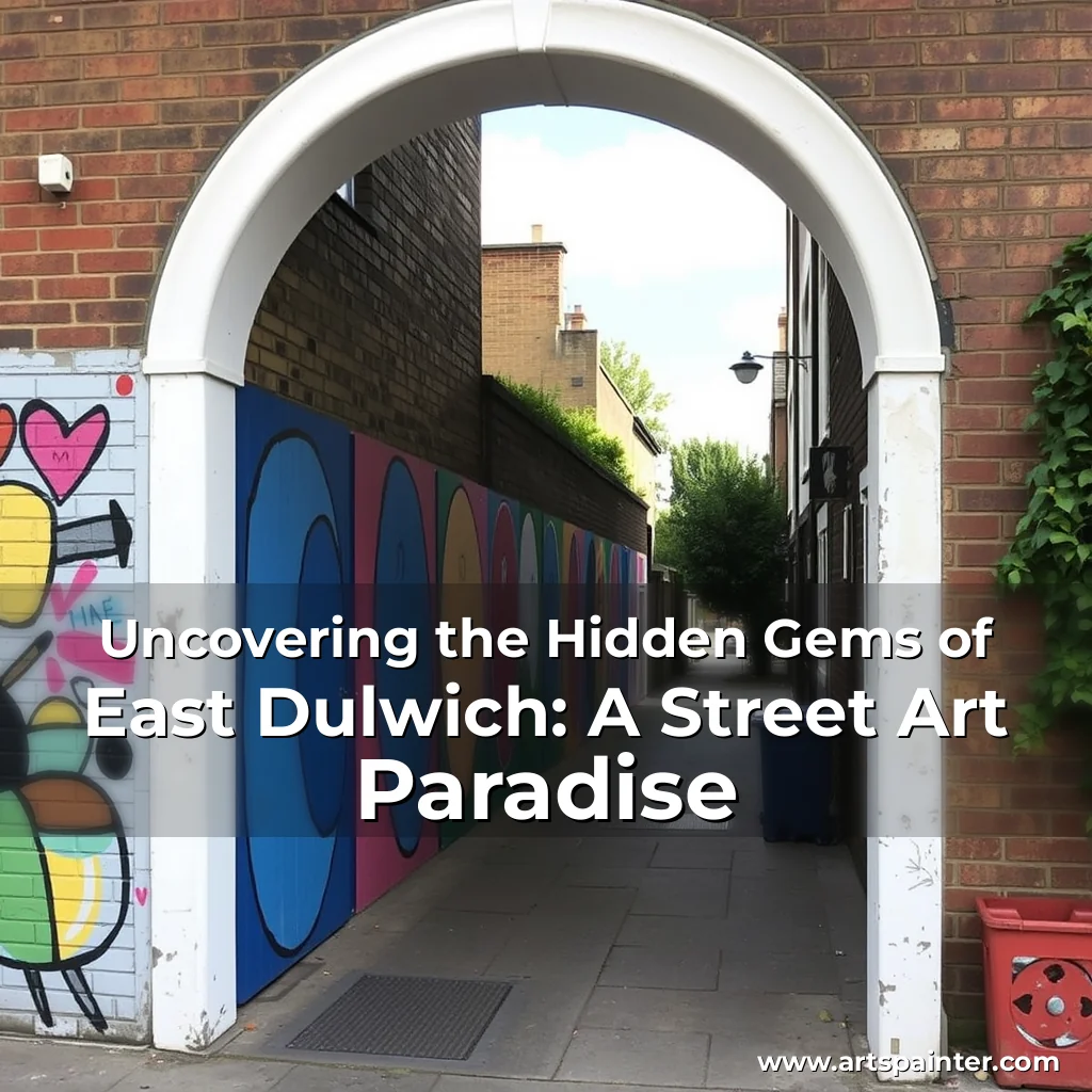 Read more about the article Uncovering the Hidden Gems of East Dulwich: A Street Art Paradise