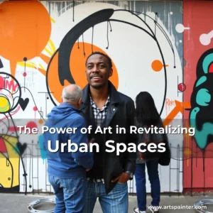 Artistic representation for The Power of Art in Revitalizing Urban Spaces