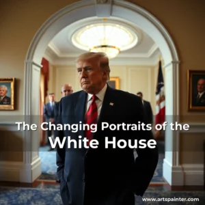 Artistic representation for The Changing Portraits of the White House