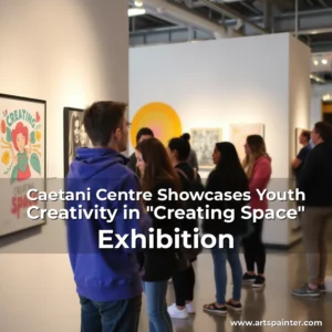 Artistic representation for Caetani Centre Showcases Youth Creativity in "Creating Space" Exhibition
