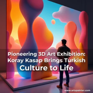Artistic representation for Pioneering 3D Art Exhibition: Koray Kasap Brings Turkish Culture to Life
