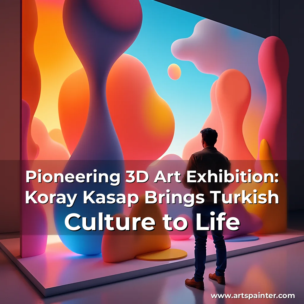 Pioneering 3D Art Exhibition: Koray Kasap Brings Turkish Culture to Life