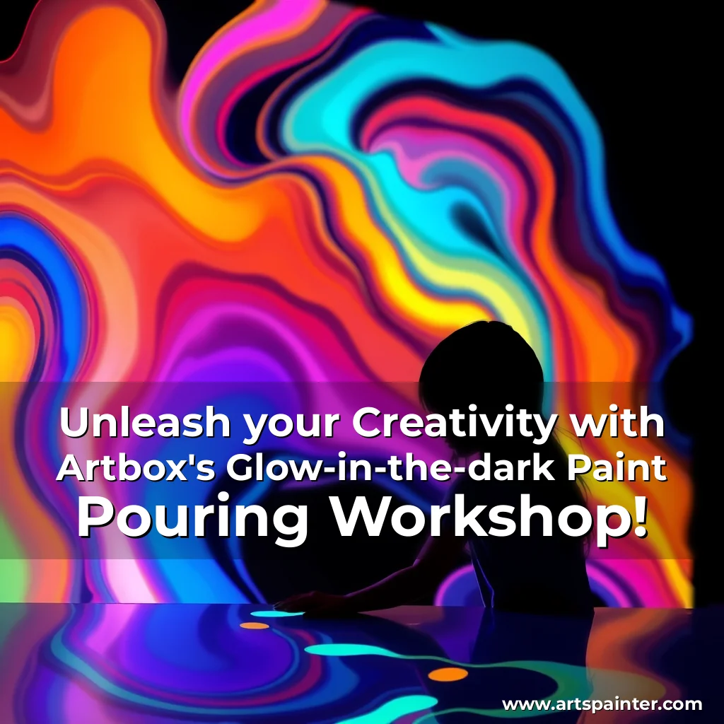 Read more about the article Unleash your Creativity with Artbox’s Glow-in-the-dark Paint Pouring Workshop!