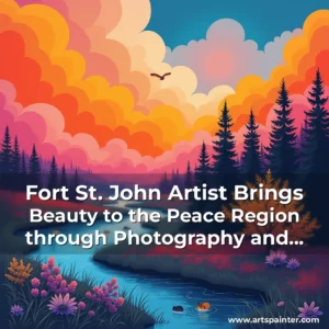 Fort St. John Artist Brings Beauty to the Peace Region through Photography and Stitching