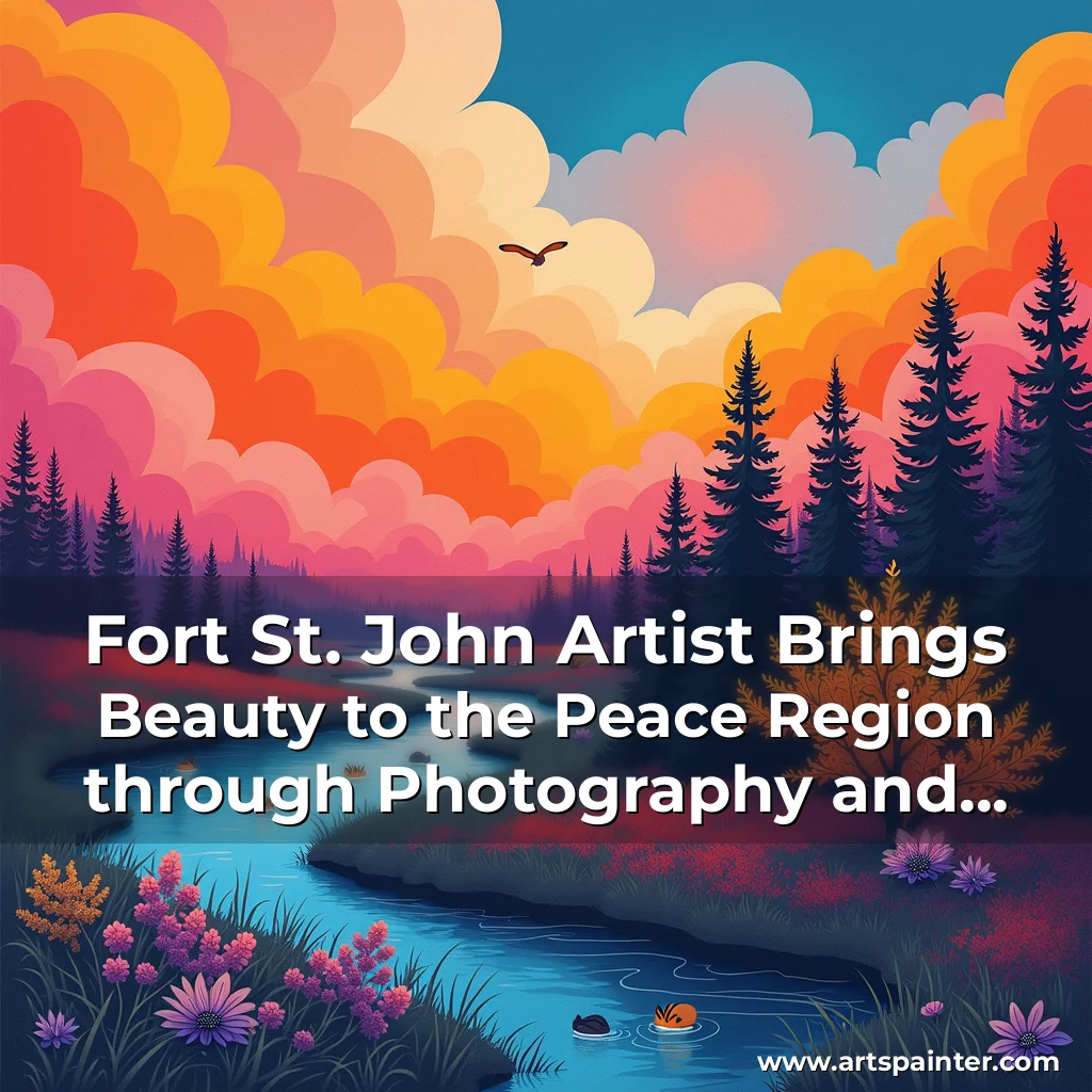 Read more about the article Fort St. John Artist Brings Beauty to the Peace Region through Photography and Stitching