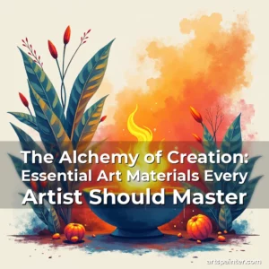 The Alchemy of Creation: Essential Art Materials Every Artist Should Master