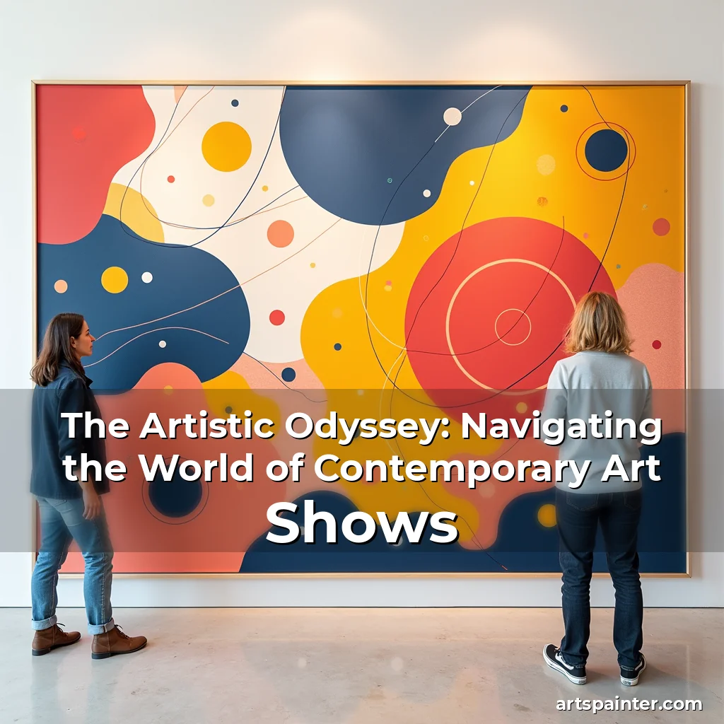 Read more about the article The Artistic Odyssey: Navigating the World of Contemporary Art Shows