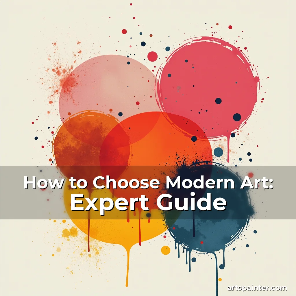 How to Choose Modern Art: Expert Guide