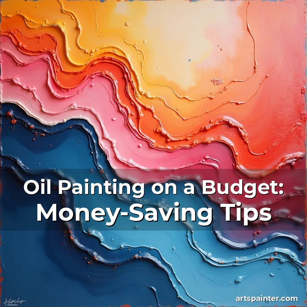 Oil Painting on a Budget: Money-Saving Tips