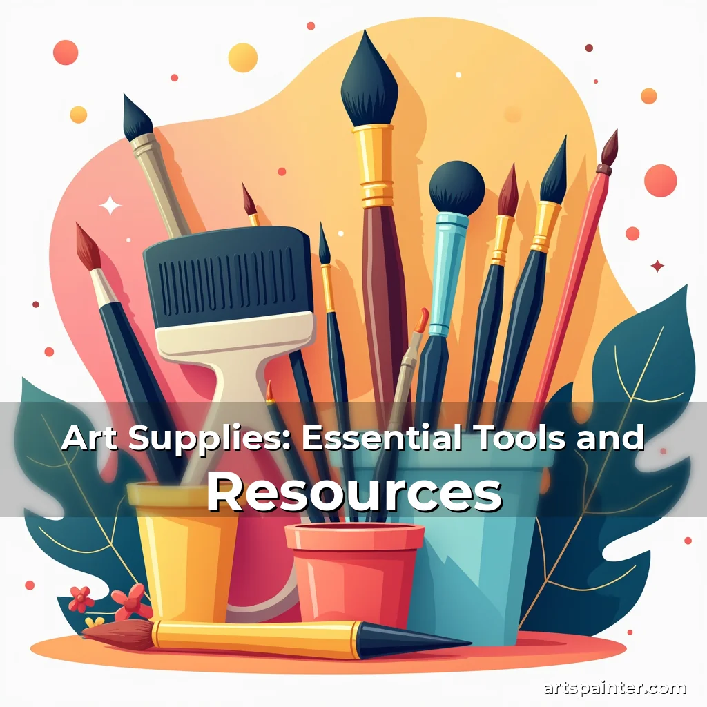 Art Supplies: Essential Tools and Resources