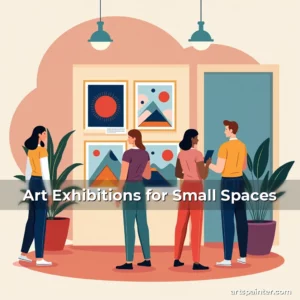 Artistic representation for Art Exhibitions for Small Spaces
