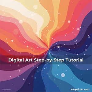 Artistic representation for Digital Art Step-by-Step Tutorial