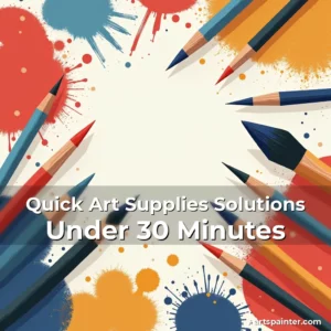 Quick Art Supplies Solutions Under 30 Minutes 3 Artistic representation for Quick Art Supplies Solutions Under 30 Minutes