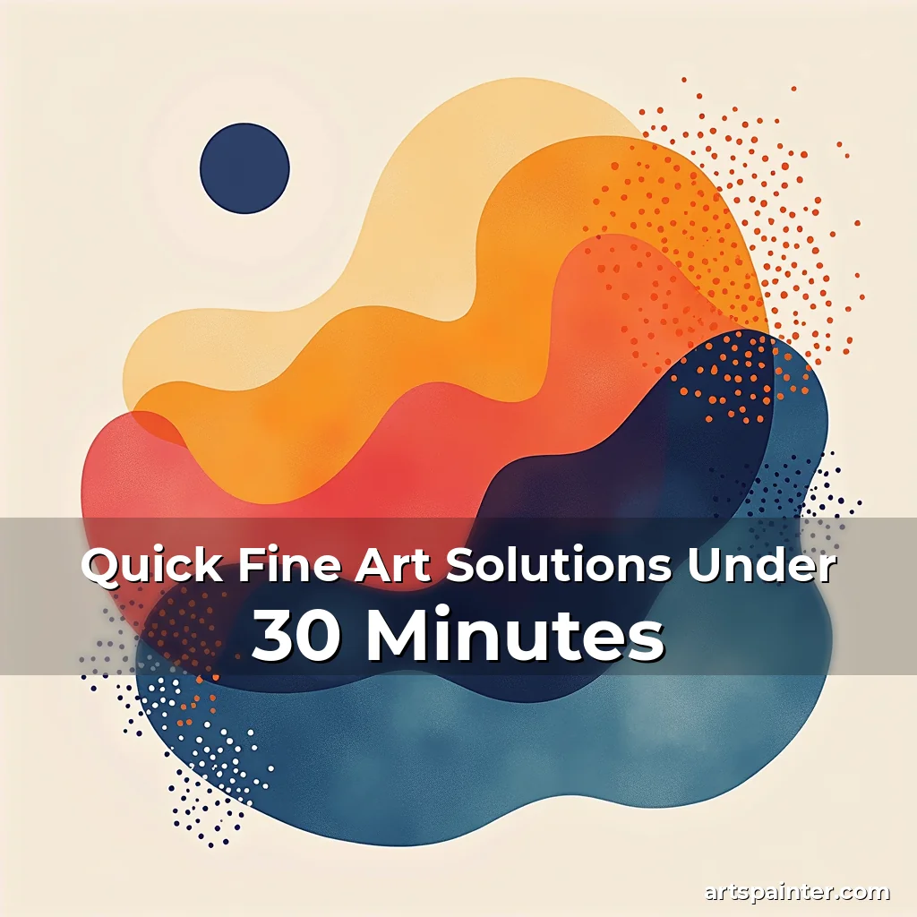 Read more about the article Quick Fine Art Solutions Under 30 Minutes