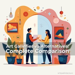 Artistic representation for Art Galleries vs Alternatives: Complete Comparison