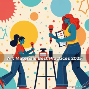 Art Materials Best Practices 2025