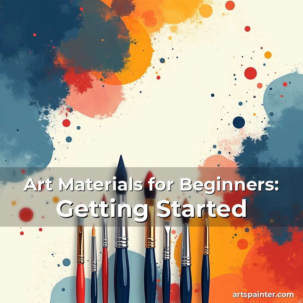 Art Materials for Beginners: Getting Started
