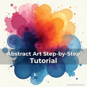 Artistic representation for Abstract Art Step-by-Step Tutorial