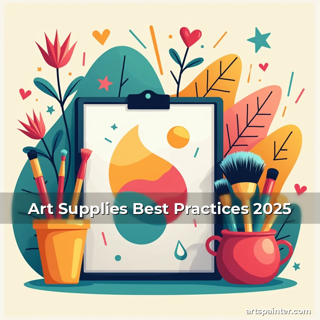 Art Supplies Best Practices 2025